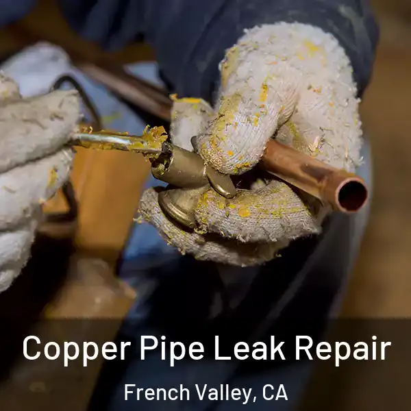  Copper Pipe Leak Repair French Valley, CA