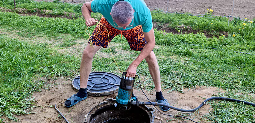 Sewage Ejector Pump Installation in French Valley
